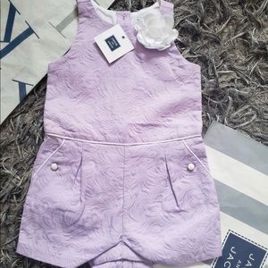 Janie and Jack purple jumpsuit